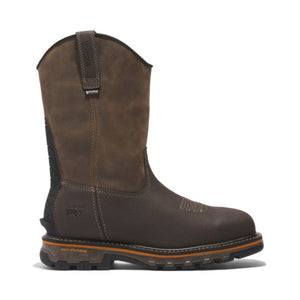 Timberland PRO® True Grit Men's Pull-On Waterproof Composite Toe Safety Boot TB0A5U6Y214 - Brown