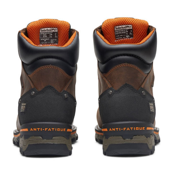 Timberland Pro Boondock BOA® Men's 6" Waterproof Composite Toe Safety Boot - TB0A66KYEM4 Brown
