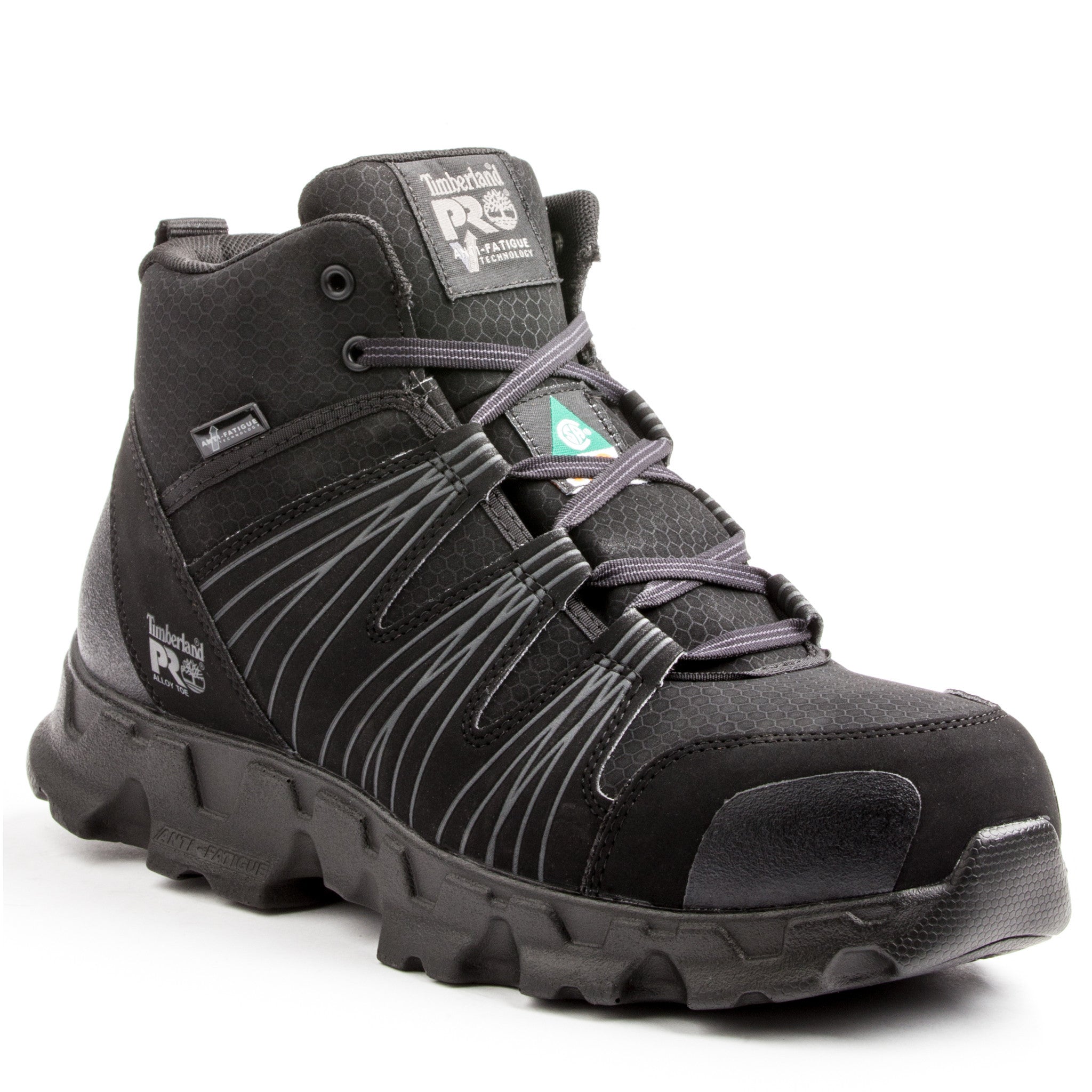 Timberland PRO Men's Powertrain Mid Alloy Toe Safety Work Boot A11ZU | Work Authority