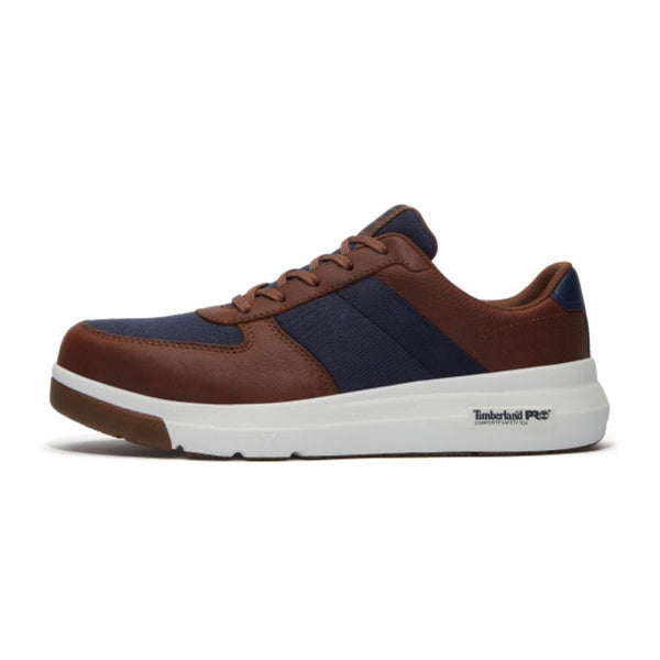 Timberland PRO Bridgeport TB0A417GEDU Men's Athletic Composite Toe Work Shoe - Brown/Navy