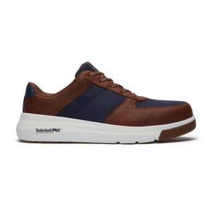 Timberland PRO Bridgeport TB0A417GEDU Men's Athletic Composite Toe Work Shoe - Brown/Navy