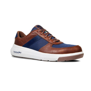 Timberland PRO Bridgeport TB0A417GEDU Men's Athletic Composite Toe Work Shoe - Brown/Navy