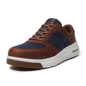 Timberland PRO Bridgeport TB0A417GEDU Men's Athletic Composite Toe Work Shoe - Brown/Navy