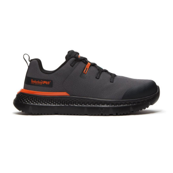 Timberland PRO Intercept TB0A44QYEEA Men's Athletic Steel Toe Work Shoe - Grey/Black/Orange