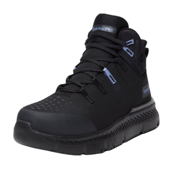 Timberland PRO Intercept TB0A67T3EL0 Women's Athletic MID Steel Toe Work Shoe - Black