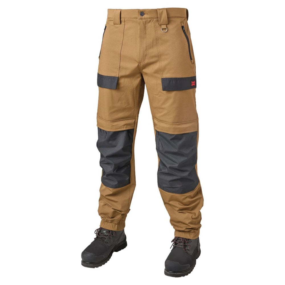 Tough Duck Men's Comfort Fit Flex Work Jogger Pants WP14 - Oak
