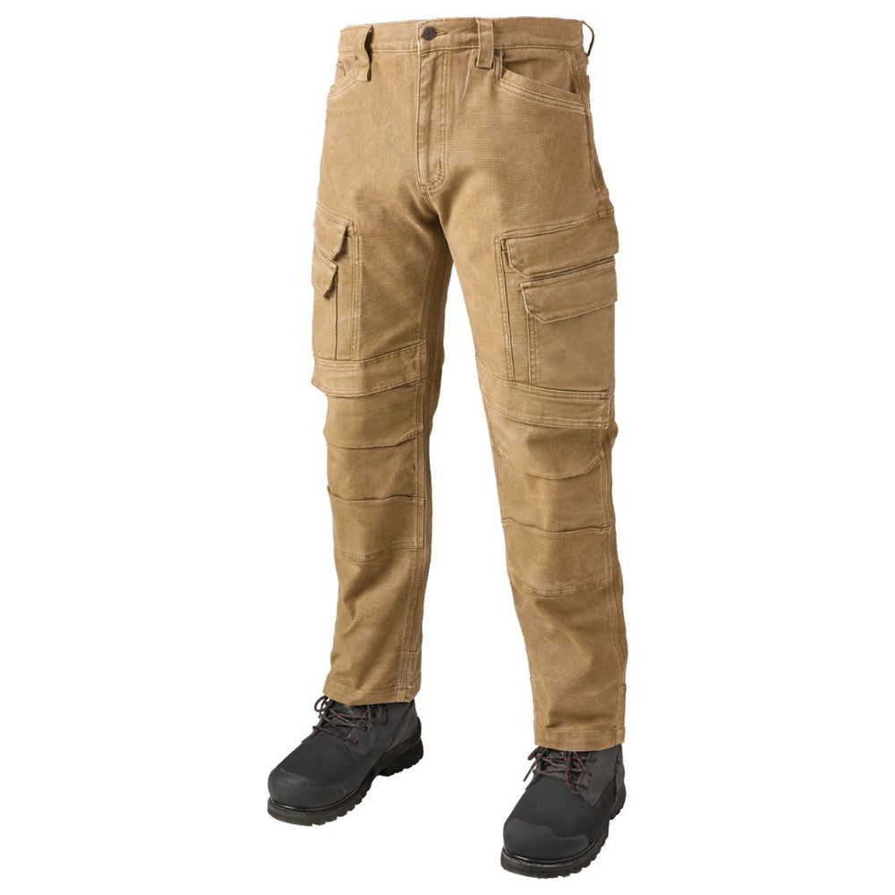 Tough Duck Men's Flex Washed Duck Cargo Work Pant WP15 - Cedar