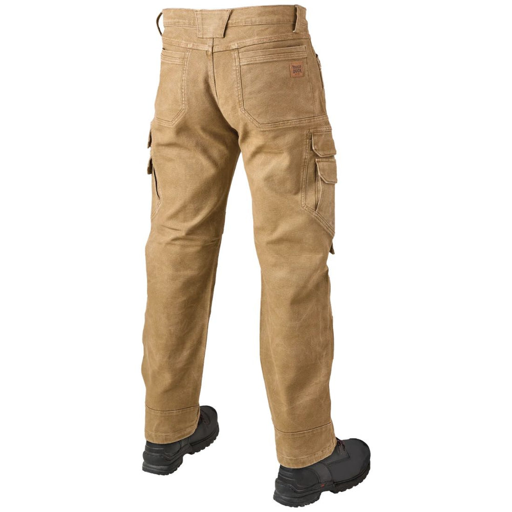 Tough Duck Men's Flex Washed Duck Cargo Work Pant WP15 - Cedar