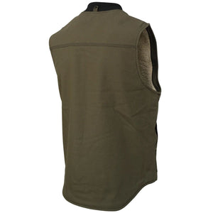 Tough Duck Men's Sherpa Lined Duck Vest WV06 - Olive