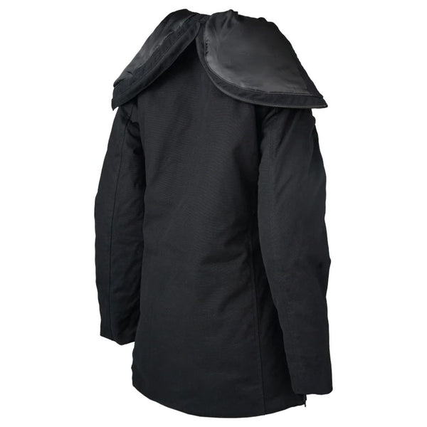 Tough Duck Women's Lined Duck Work Parka with Convertible Hood WJ48 - Black