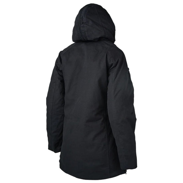 Tough Duck Women's Lined Duck Work Parka with Convertible Hood WJ48 - Black