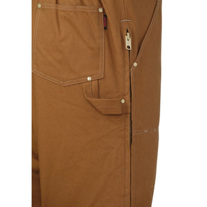 Tough Duck Men's Heavyweight Insulated Hooded Duck Work Coverall WC01 - Brown