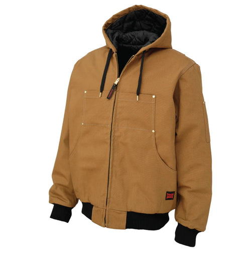 Tough Duck Men's Classic Duck Work Bomber Jacket WJ30 - Brown