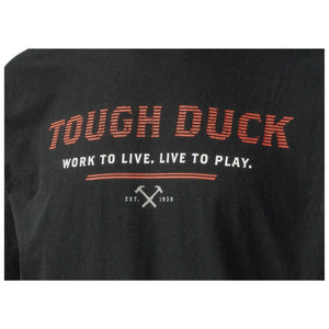 Tough Duck Men's Logo Short Sleeve T-Shirt WT08 - Black