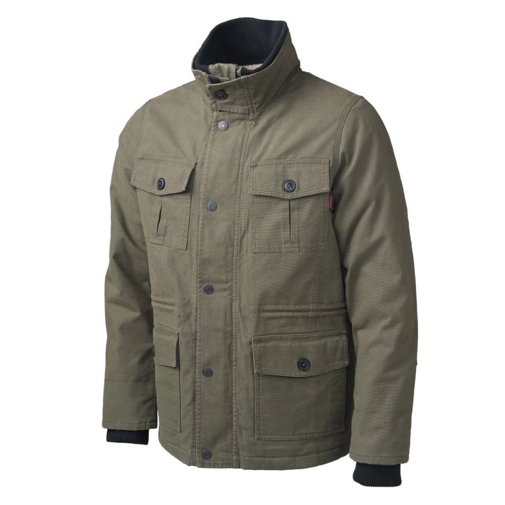 Tough Duck Men's Sherpa Lined Duck Cargo Work Jacket WJ44