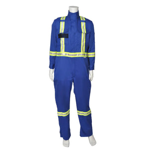 Viking Men's FR Unlined Hi-Vis Coveralls 40677 - Blue