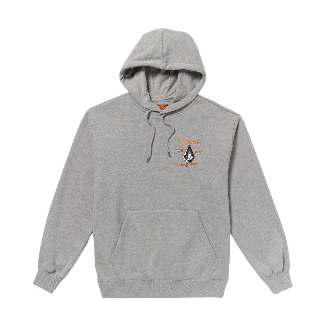 Volcom Men's Graphic Pullover Work Hoodie A4132503 - Grey