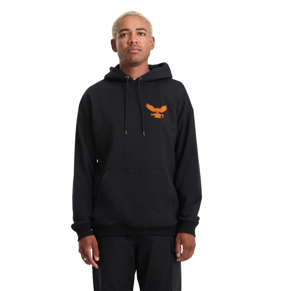 Volcom Men's Hammer Pullover Work Hoodie A4112602 - Black