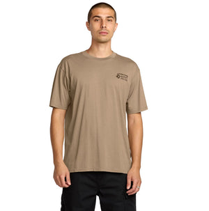 Volcom Men's Work Short Sleeve T-Shirt A5032504 - Brindle