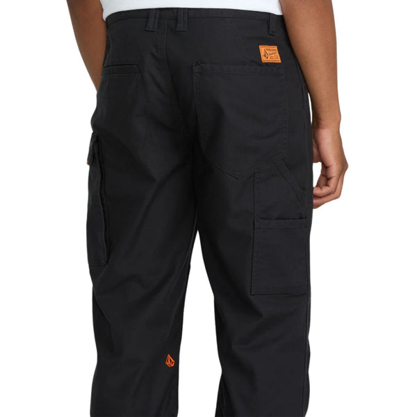 Volcom Workwear Men's Caliper II Relaxed Work Pants A1102502 - Black