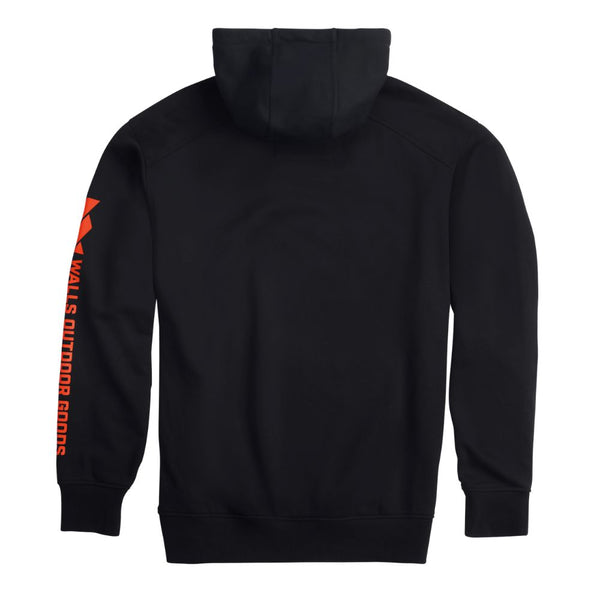 Walls Men's Graphic Logo Fleece Work Hoodie YW65 - Black