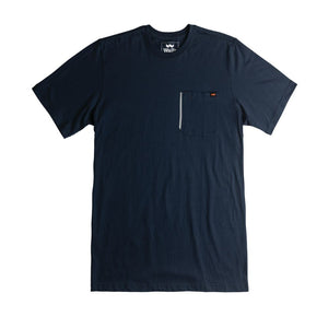 Walls Men's Grit Heavyweight Short Sleeve Work Shirt - Navy