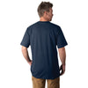 Walls Men's Grit Heavyweight Short Sleeve Work Shirt - Navy