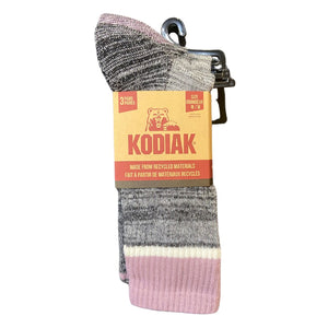 Women's Kodiak 3 PK Crew Work Socks 741102