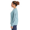 Women's Timberland PRO® Cotton Core Long-Sleeve T-Shirt TB0A6D8JDR5 - Blue