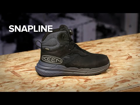 Keen Snapline MID Men's Athletic KEEN.RATCHETFIT WP Composite Toe Work Shoe 1031646