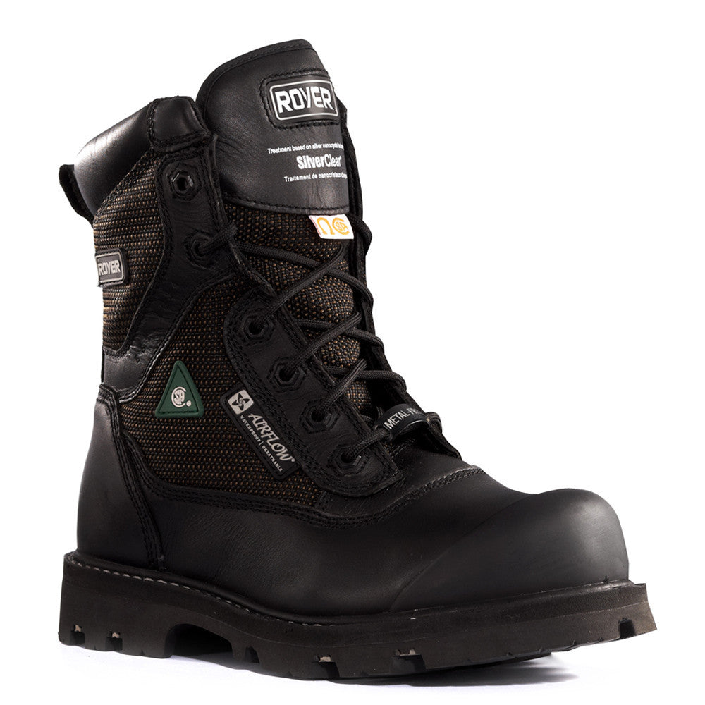 Royer Men's Black 8" Nylon Composite Toe Safety Boots
