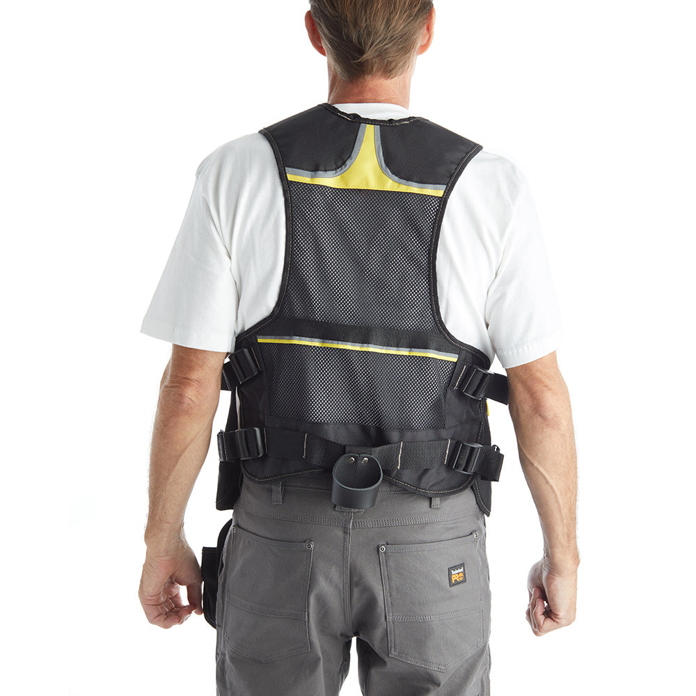 Terra Multi Pocket Reflective Mesh Tool Vest 103530BLK