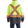 Terra Hi-Vis Rain Work Jacket 116520JYL - Yellow