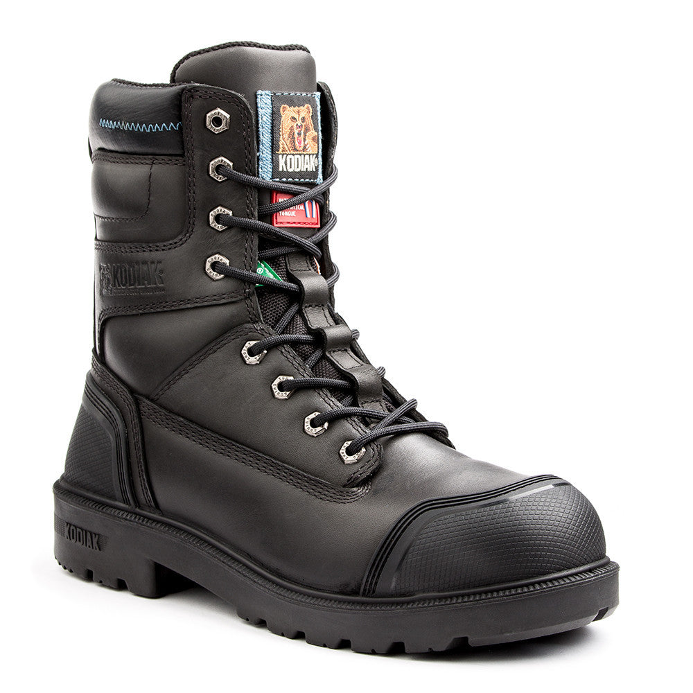 Kodiak Blue Plus Men's 8" Aluminum Toe Work Safety Boot - Black