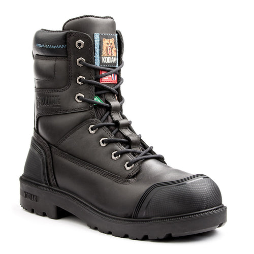Kodiak Blue Plus Men's 8" Aluminum Toe Work Safety Boot - Black