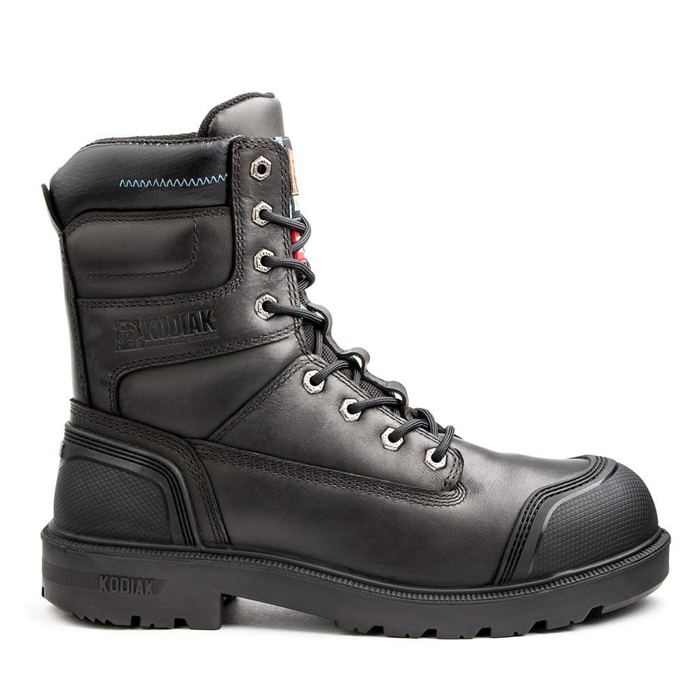 Kodiak Blue Plus Men's 8" Aluminum Toe Work Safety Boot - Black