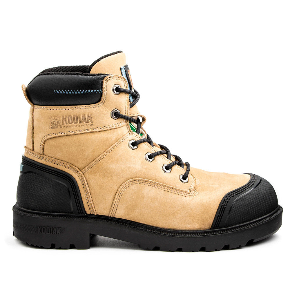 Kodiak Blue Plus 6" Men's Steel Toe Safety Work Boots - taupe