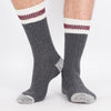 Kodiak Men's 2PK Wool Blend Work Socks - Charcoal