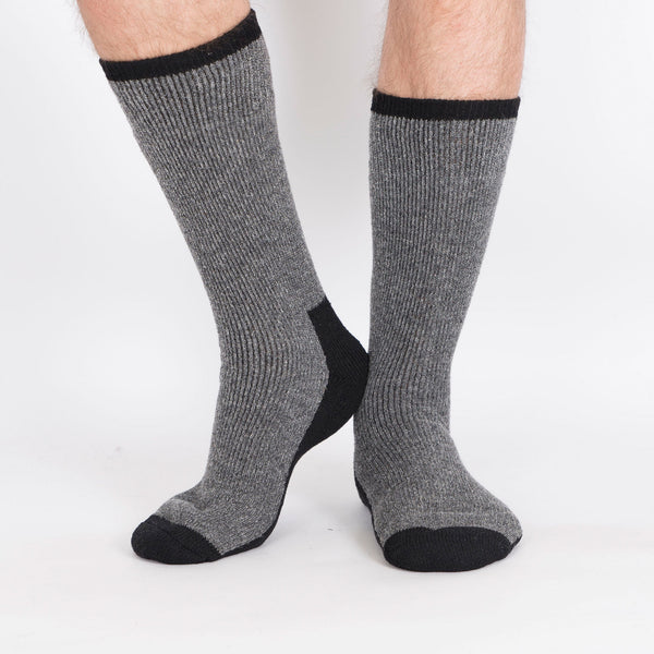 Kodiak Men's 2PK Insulated Wool Blend Socks - Grey