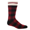 Kodiak Men's Insulated Plaid Sock - Black/Red