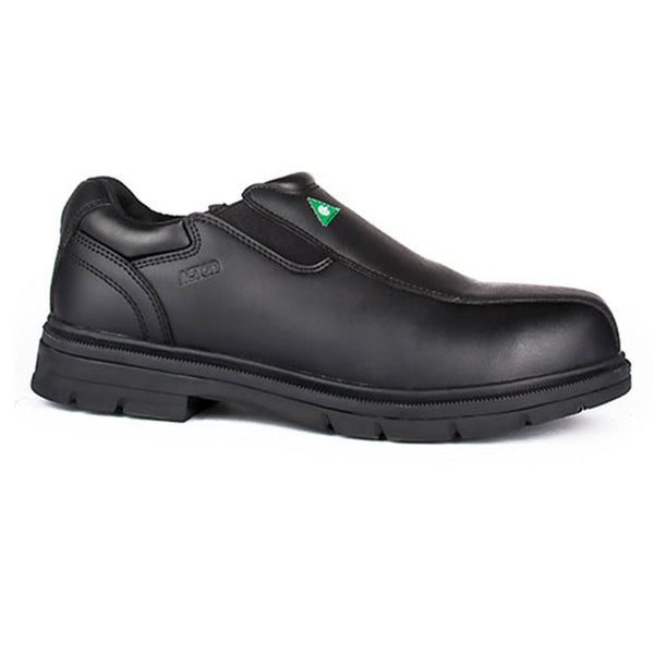 Acton Roosevelt Men's BLACK Slip On Steel Toe Work Shoe