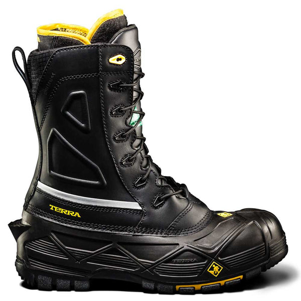 Terra Crossbow Men's Waterproof Winter Safety Boot with Composite Toe