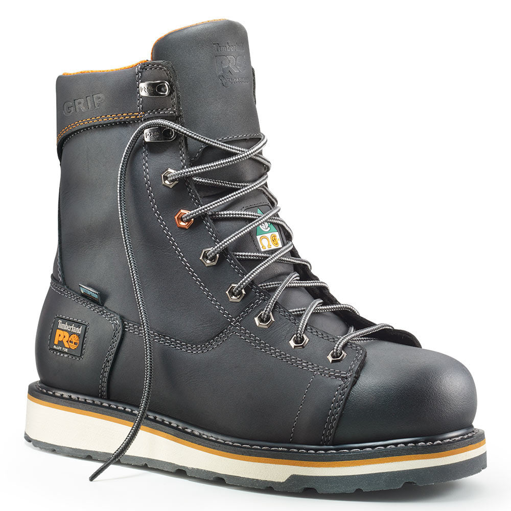 Timberland PRO Gridworks 8" Men's Alloy Toe Work Safety Boot - black