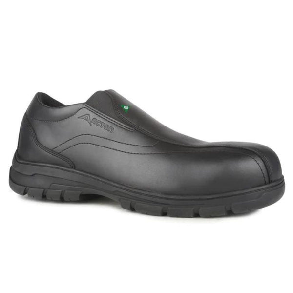Acton Club Men's Steel Toe Slip-On Leather Work Shoes - A9264-11