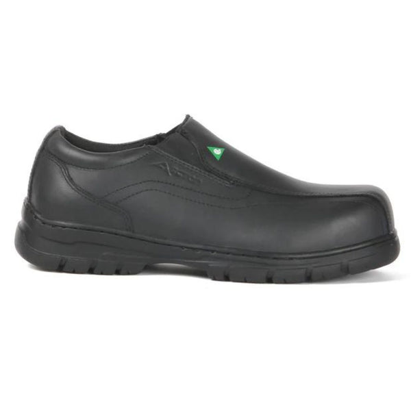 Acton Club Men's Steel Toe Slip-On Leather Work Shoes - A9264-11
