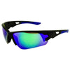 Black Wayne Safety Glass with Green Lenses