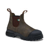 Blundstone 962 XFR Unisex Slip-on Steel Toe Work And Safety Boot - Rustic Brown