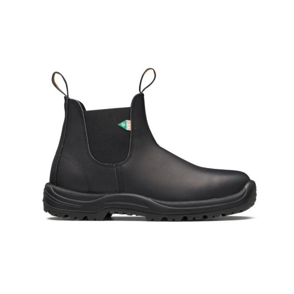Blundstone 163 Black Unisex Slip-on Steel Toe Work & Safety Boot - Black