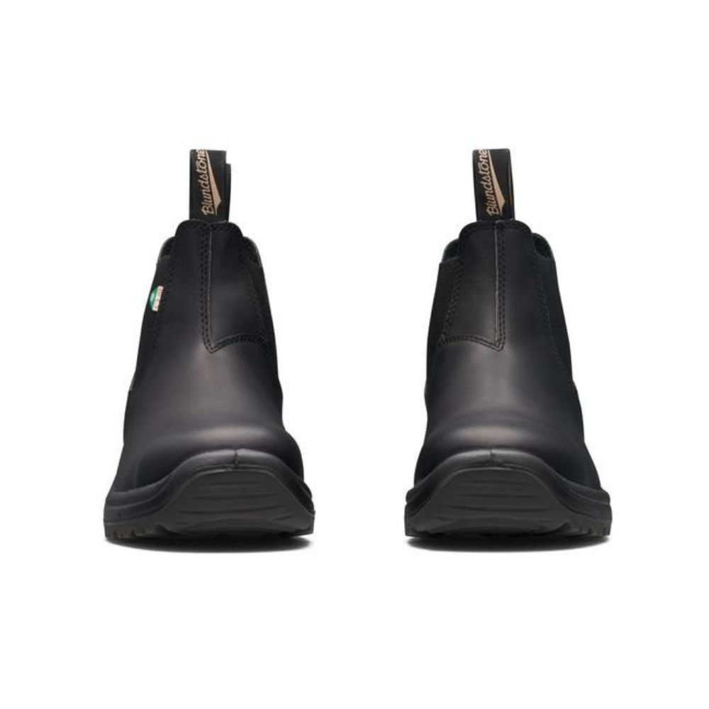 Blundstone 163 Black Unisex Slip-on Steel Toe Work Safety Boot Bla