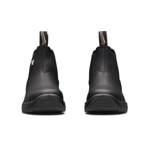 Blundstone CSA Greenpatch 163 Black Leather Slip-on Steel Toe Safety Boot